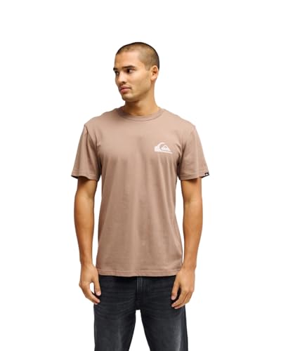 T-Shirt Homme Quiksilver Ev Mini Logo en coton noir coupe regular