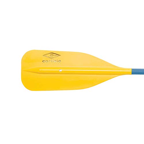 Carlisle Paddles Standard Aluminum Canoe Paddle with T-Grip (60 Inches),Yellow/Blue,01.1332.2902