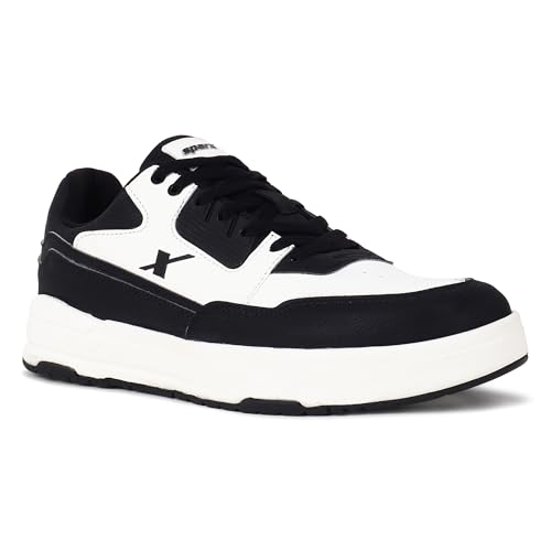 Image of SPARX Casual Sneakers for Men - Trendy Lace-Up Shoes with Soft Cushioning, Lightweight Comfort, Durable Sole & Everyday Fashion Wear