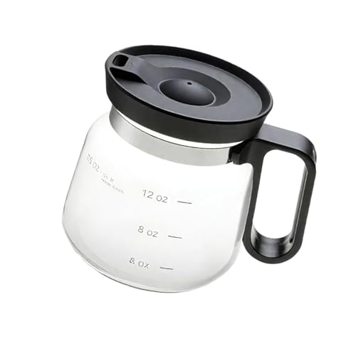 Ksikdeg Tazas de vidrio fáciles de usar de 16 onzas con cubierta a prueba de fugas y diseño de fácil agarre, adecuadas para bebidas frías y calientes, elegante taza de café de vidrio con asa