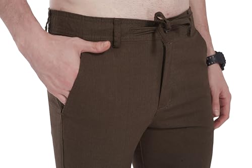 Image of DIVISIVE Men's Loose Fit Linen Blend Cotton Pants