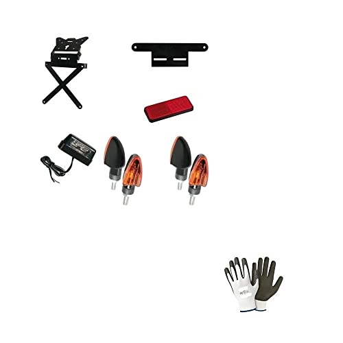 ESCRIZIONE E CARATTERISTICHE PRODOTTO: PRODOTTI UNIVERSALI CHE POSSONO ESSERE ADATTATI A TUTTE LE MOTO (ANCHE CON QUALCHE MODIFICA) COSTRUTTORE: Lampa CODICE PRODOTTO: KIT-PL11C COSA RICEVERETE:1 confezione di 90144 + 90162 + 2 coppie 90092 + 90145 + 90160 LA PASSIONE DELLE DUE RUOTE PER UN VERO MOTOCICLISTA DA LA GIOIA DI VIVERE DESCRIZIONE E CARATTERISTICHE PRODOTTO: 1°- PORTATARGA: - Il portatarga è universale e può essere adattato a tutte le moto (anche con qualche modifica