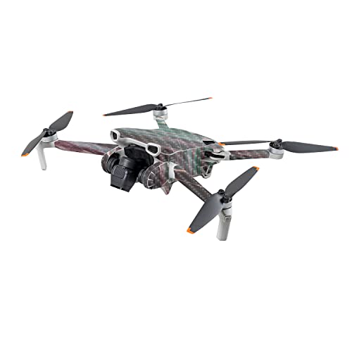 Image of MightySkins Carbon Fiber Skin Compatible with DJI Mini 3 - Grunge Marble | Protective, Durable Textured Carbon Fiber Finish | Easy to Apply | Made in The USA