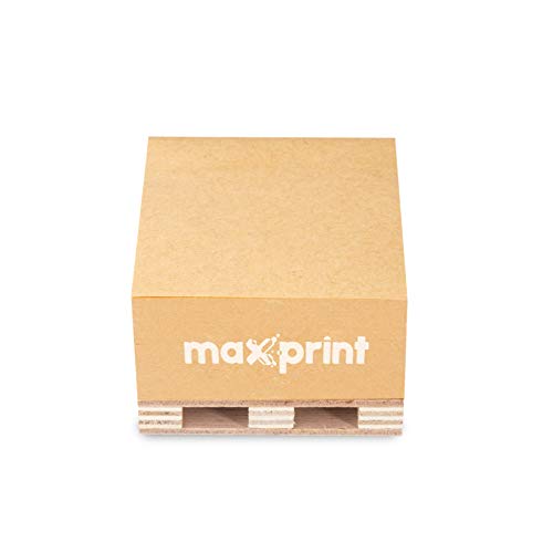 Bloco Adesivo Maxprint Cubo Kraft - Médio - 76mm x 76mm - c/ 400 fls