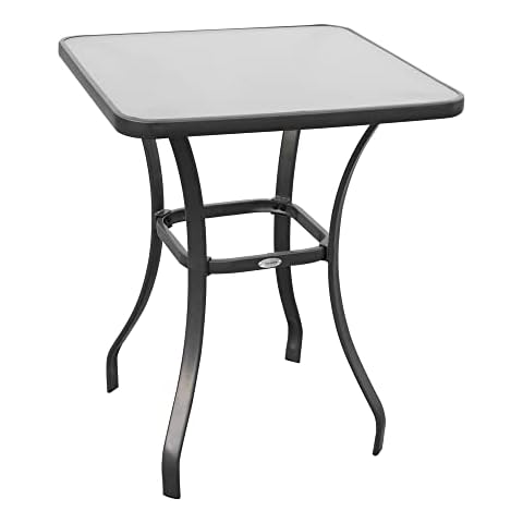 Table Bistro Outsunny 68x68 cm Cover