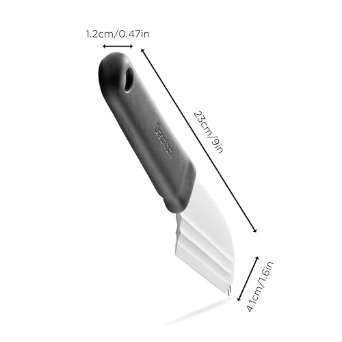 Dreamfarm Knibble Lite | Non-Stick Cheese Knife with Stainless Steel Forks | Multi-Functional Kitchen Knife For Slicing Spreading and Serving | Black - Image 3