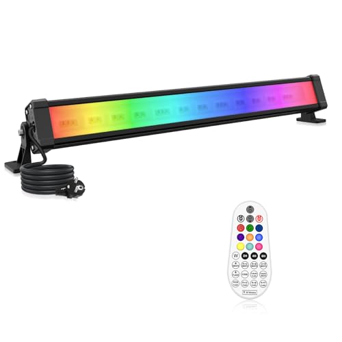 MEIHUA 42W RGB Strahler 10 Farben 30 Modi 6 Helligkeitsstufen IP66...