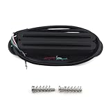 FLEOR Hot Dual Rail Humbucker Single-Coil-Sized Guitar Humbucker Pickup(12-13K), Full...