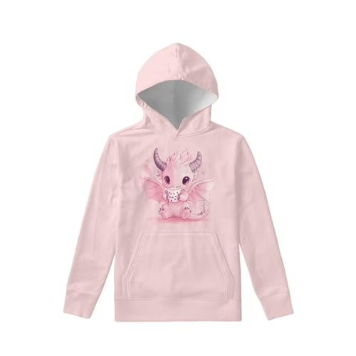 Talayituse Kids Hoodies Long Sleeve Hooded Sweatshirts Loose Pullover Top Clothes Hoody with Kangaroo Pocket for Teen Girls3