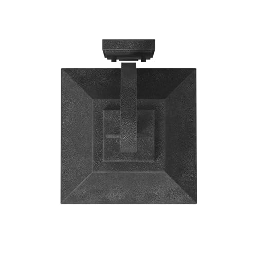 Hinkley Adair Medium Wall Mount Lantern - 2-Light, Heritage Series, Aluminum, Bulbs Included - Aged Zinc with Heritage Brass Accents - Image 6