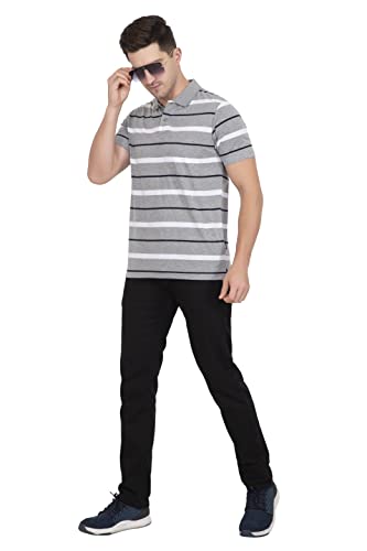 Image of GODFREY Polo T Shirt for Man with Pocket - Half T Shirt for Men Cotton