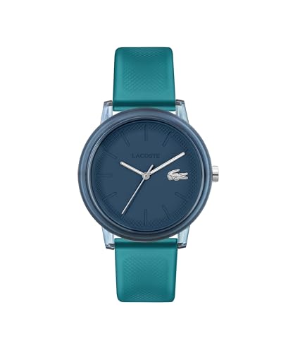 Lacoste Reloj Analógico para Hombre de Cuarzo con Correa en Silic...