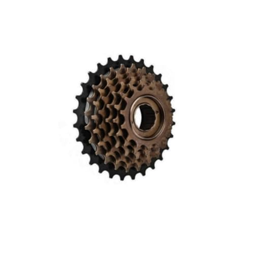 Image of Bicycle 7 Speed Gear Set with Derailleur Chain Freewheel Bicycle Gear Set 7 Speed with Derailleur Chain Freewheel