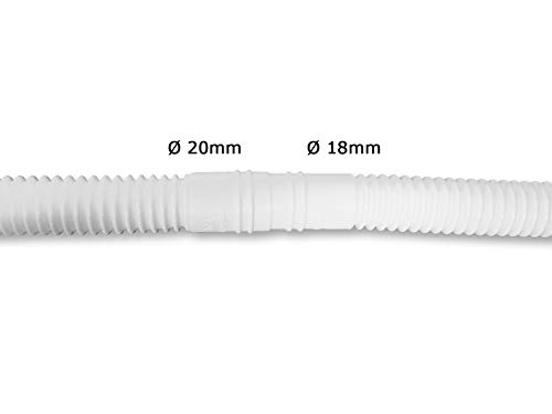 Sourcingmap Ablaufschlauch 16mm Für Klimaanlagen & Waschmaschinen - 3m Lang Mit Klemme