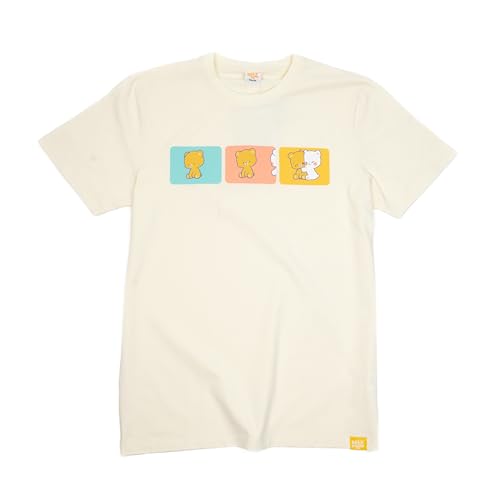 Hug Comic T-Shirt in Cream Authentic Milk Mocha Bear Merchandise Cutre Unisex Tee for Men and Women Screen Printed