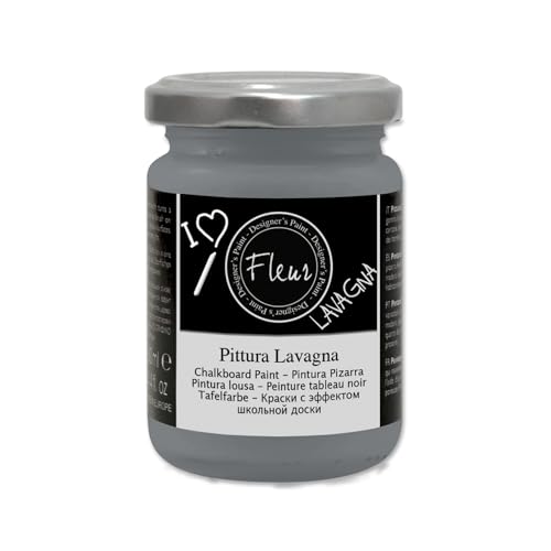 Fleur Paint 11107 - Pintura (transforma superficies en pizarra, 130 ml) color smoky