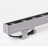 Illuminazione spot flood,luci wall washer LED DC24V con maschera in vetro temperato,striscia lineare 2000K-6000K,lampada lineare esterno in alluminio impermeabile 39 pollici per paesaggio,giardino