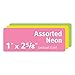 Avery Multipurpose Labels, Removable, Assorted Neon, 1 x 2.625 Inches, Pack of 360 (6479)