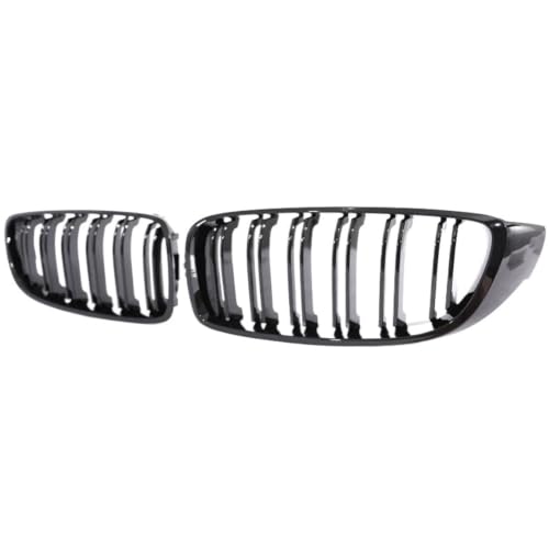 Parrilla del coche en negro brillo para BMW Serie 4 F32, rejilla frontal elegante y duradera