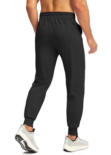 Men's Joggers with Zipper Pocket Workout Track Pants Stretch Sweatpants for Men Athletic, Gym, Running3