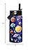 SANDJEST Kids Water Bottle Solar System Water Bottles 12oz with Straw Insulated Stainless Steel Travel School Tumbler Double Wall Vacuum Cup for Girls Kid Boys