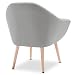 Mc Haus NAVIAN - Sillón Nórdico Escandinavo de color Beige, butaca comedor...
