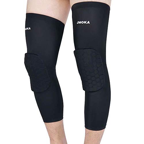 JMOKA Sports Compression Knee Sleeves Knee Pads Breathable Prevent Meniscus Damage for Football