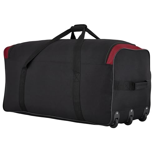 Image of Travelers Club 36 inch Asgard 3-Wheel Rolling Duffel Bag
