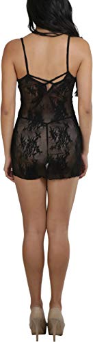 Image of ToBeInStyle Women's Stretch See Through Fishnet Novelty Mini Rave Party Dress