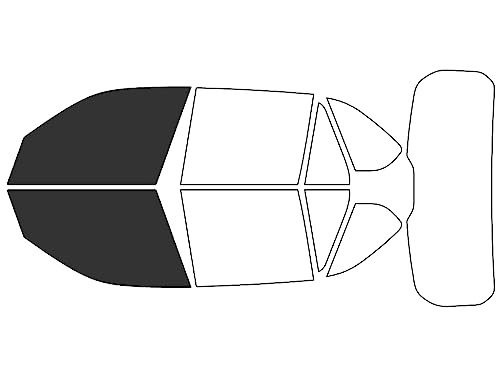 Rvinyl Window Tint Kit Compatible with BMW X5 2014-2018 - Front Precut Kit - 20%
