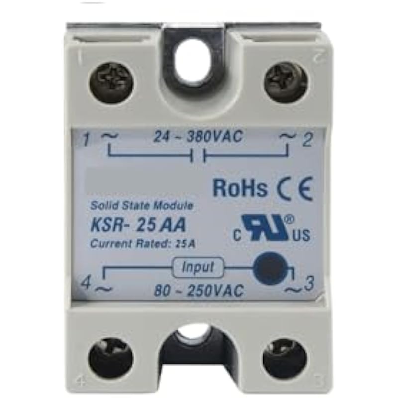 고체 릴레이 단일 위상 솔리드 스테이트 KSR-25DA 40DA 75DA 40DAE H KSR-25AA