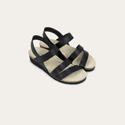 Image of NAOT Kayla Women's Sandals - Supportive 3-Strap Design with Backstrap, Cork & Latex Footbed - Arch Support - Travel-Friendly Comfortable Walking Sandals for All-Day Wear