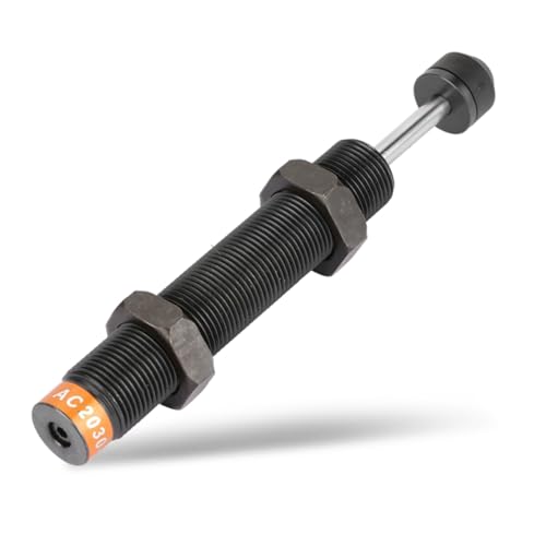 Nimomo Amortiguador de presión de aceite - Amortiguador de presión de aceite de carrera M20 x 30 mm para cilindro de aire neumático AC2030-2