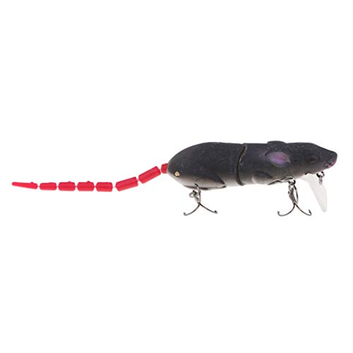 FLAMEER Soft Mice Rat Fishing Lure Topwater Tackle Hook Bass Bait Crankbait - 01