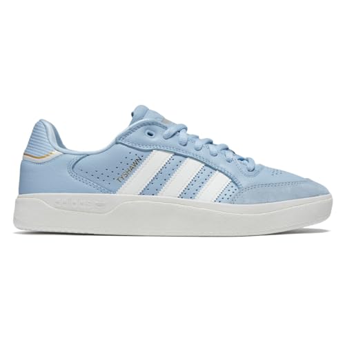 Adidas Tyshawn Low Shoes - Clear Sky/Core White/Gold Metallic