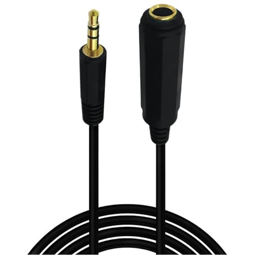 Cable de audio Jack 3.5mm a 6.35mm 0.3m miniatura 5