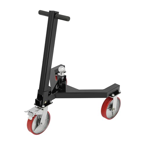 Chariot de remorque avec capacité de 3500 lbs - Chariot de remorque haute performance avec roues de 20,3 cm et attelage de remorque réglable - Chariot manuel...