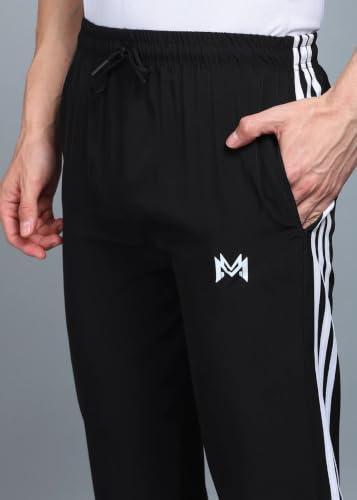 Image of Boys Track Pants Pack of 2 | Sports Trackpants with Side Stripes & Drawstring Waist | Comfortable Regular Fit Lower