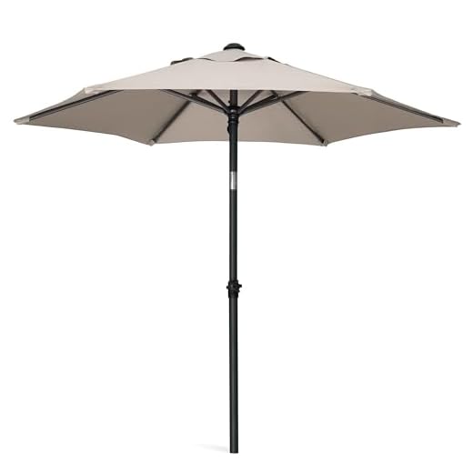 Best affordable outdoor umbrella 5.8ft Pale Khaki Patio Umbrella