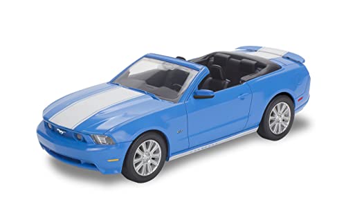 Revell 85-1242 Level 2 Easy-Click 2010 Ford Mustang Gt Convertible Blue 1/25 Scale Model thumb #1