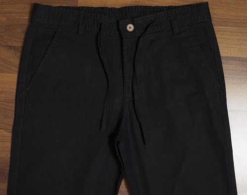 Image of DIVISIVE Men's Loose Fit Linen Blend Cotton Pants