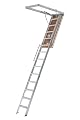 Louisville Ladder 10-12-Foot Insulated Door Aluminium Attic Ladder 22.5" x 63" (Rough Opening), 375-Pound Load Capacity, Type IAA, AL2240LG-R5