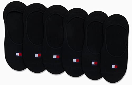 Image of Tommy Hilfiger Womens No Show Socks - 6 Pack Lightweight Athletic Performance Cushioned Shoe Sock Liners for Women