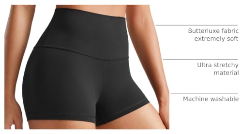 Image of CRZ YOGA Butterluxe Biker Shorts 2.5 inch | Extremely Soft, Gentle Compression, Yoga, High Waisted, for Women