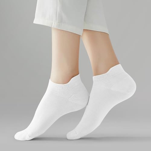 Image of 2 Pairs Low Cut Womens Socks No Show Athletic Ankle Socks Cushioned Running Socks