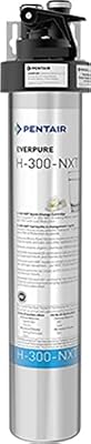 Pentair Everpure H-300-NXT Drinking Water System, 300 Gallon Capacity, Reduces Chlorine Taste & Odor, Lead, VOCs, Sediment, NSF Certified, Made in USA