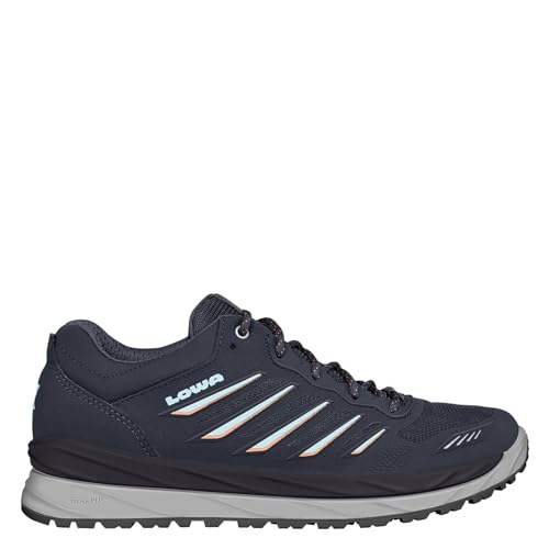 LOWA W Axos GTX Lo Blau - Gore-Tex Sportlicher komfortabler Damen Gore-Tex Multifunktionsschuh, Größe EU 41.5 - Farbe