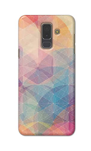 Image of Printed Hard Back Cover Case for Samsung Galaxy A6 Plus | A6+ | Samsung Galaxy J8 Back Cover (Crumpled Paper Design) -1803