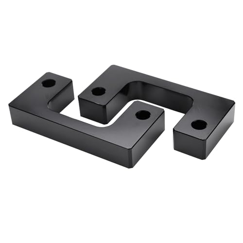 Espaciador de resorte helicoidal delantero de 1,5 pulgadas kit de elevación negro mecanizado