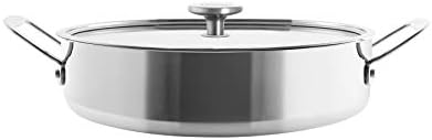 Chantal Stainless Steel 3.Clad Tri-Ply Cookware, 5 Quart Sauteuse - Thumbnail 2